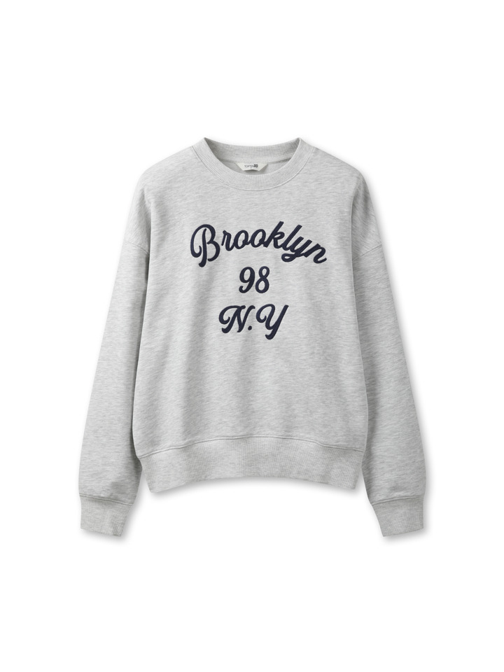 여성) 소프트 테리 그래픽 스웨트셔츠