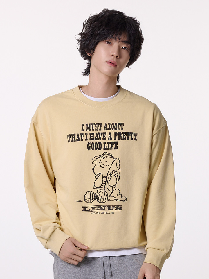 공용) [피너츠] 테리 스웨트셔츠