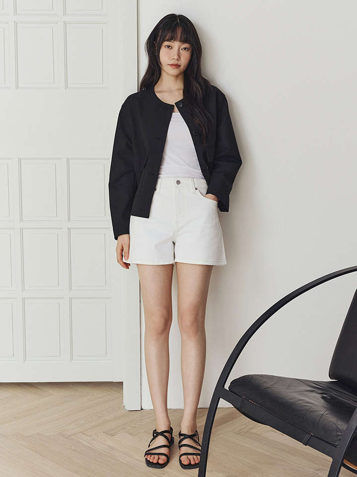 여성) COOL 3부 데님 쇼츠