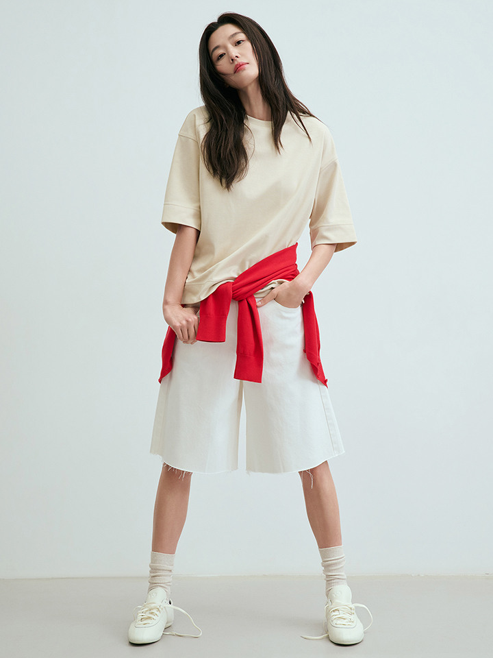 여성) COOL  버뮤다 데님 쇼츠