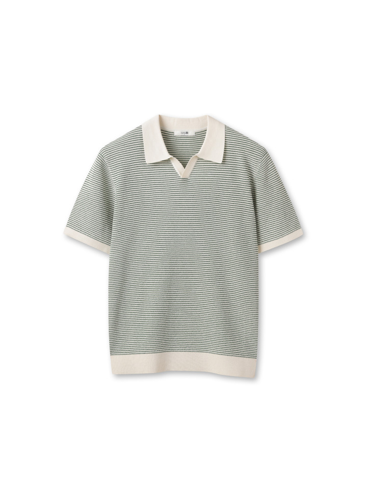 남성) 쿨라이트 오픈카라 스웨터