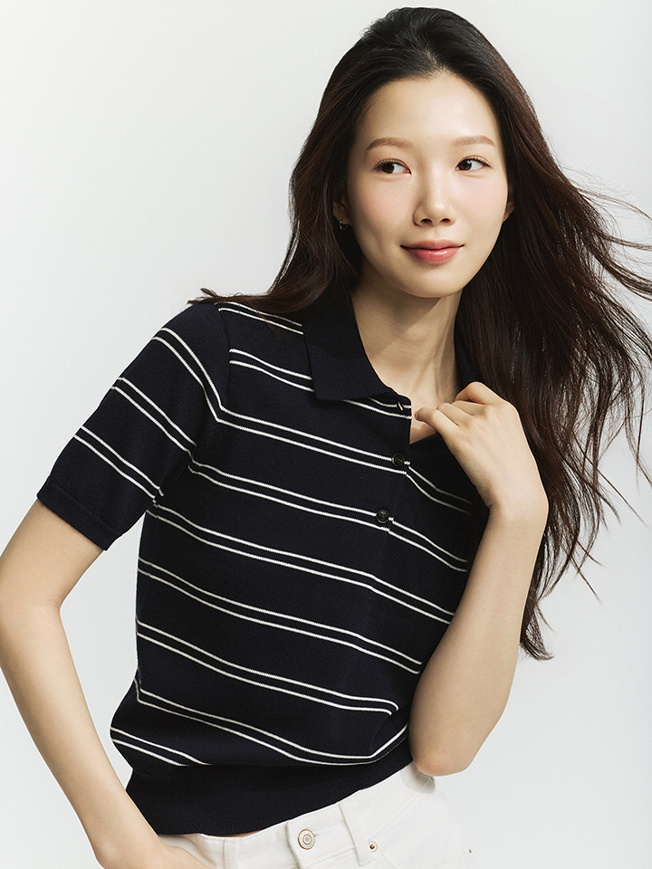 여성) 수피마코튼 폴로 스웨터