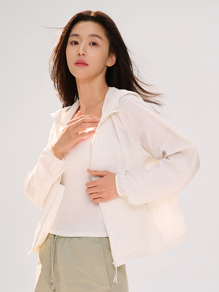 여성) 포케터블 UV 프로텍션 윈드브레이커