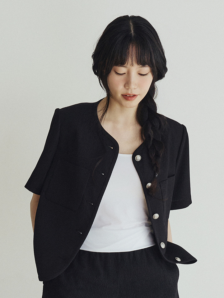 여성) COOL 크링클 재킷(5부)