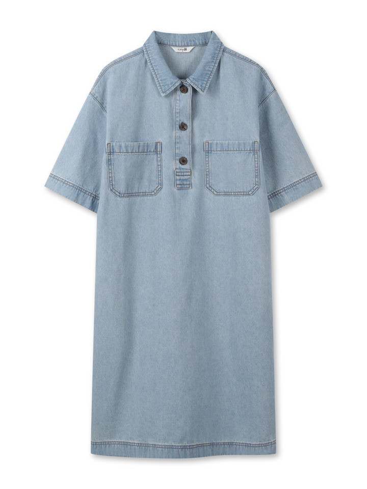 여성) 데님 튜닉 원피스