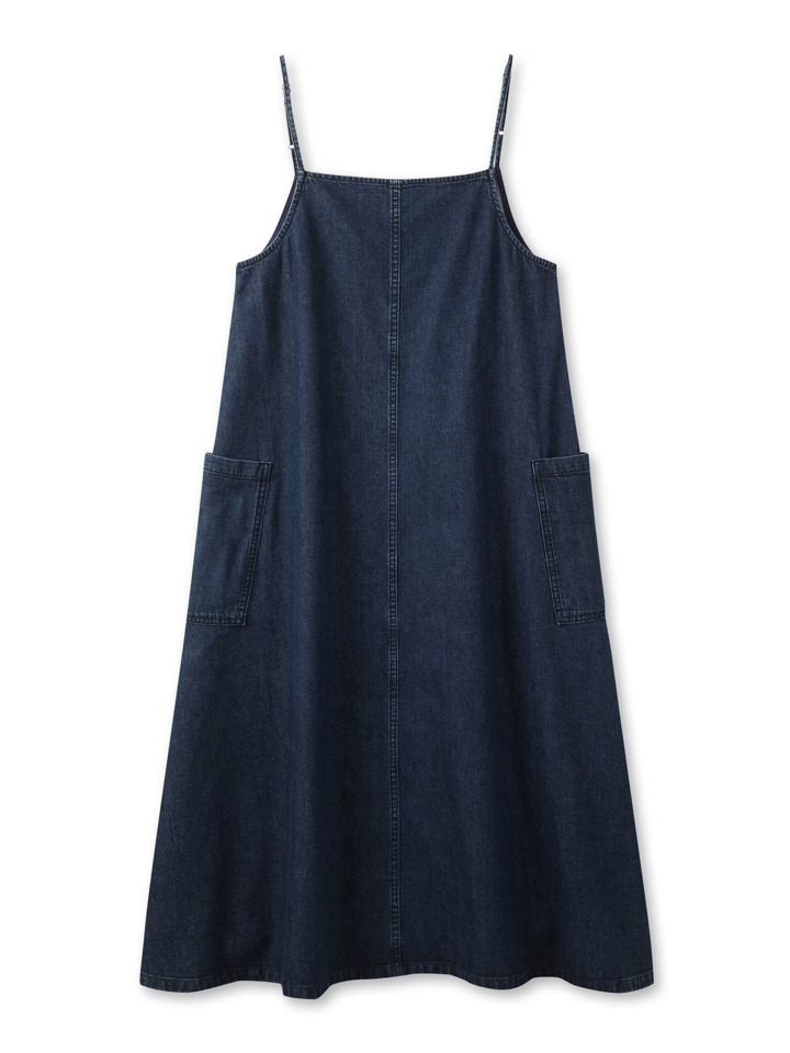 여성) 데님 슬립 원피스