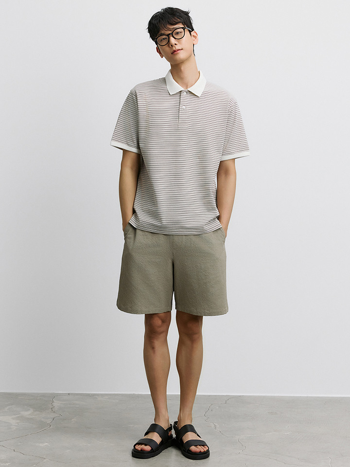 남성) COOL 텍스쳐드 이지 쇼츠