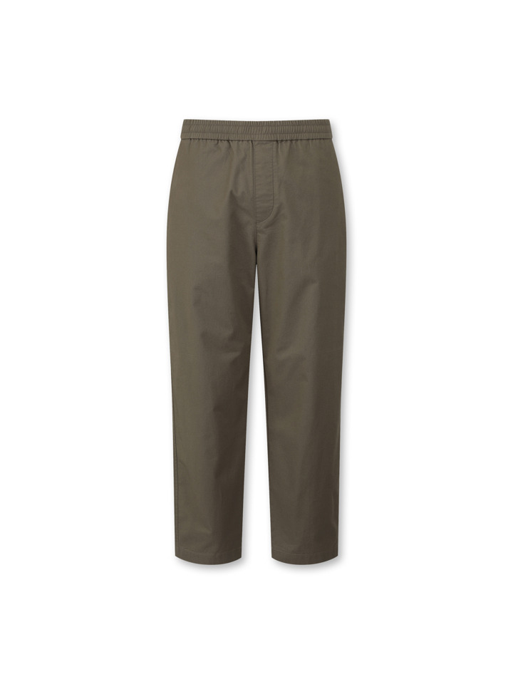 남성) 코튼 테이퍼드 이지 팬츠