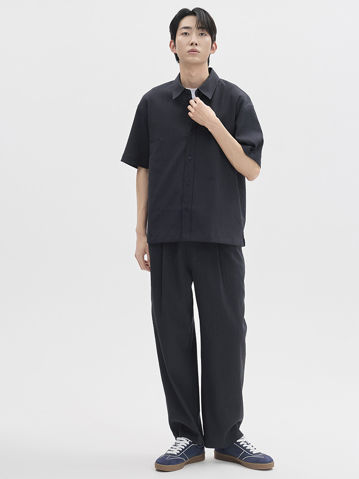 남성) COOL 크링클 와이드 이지 팬츠