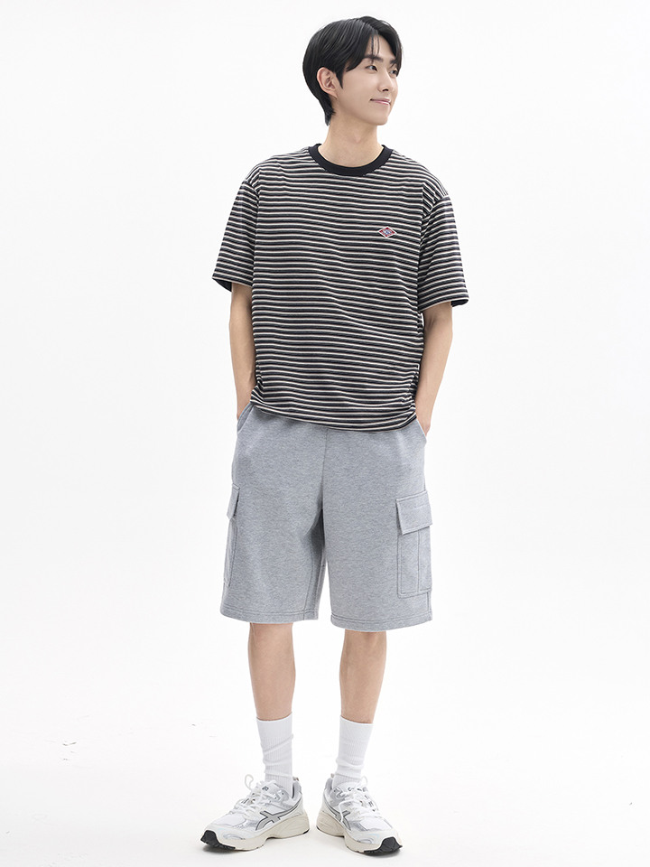 남성) 테리 카고 버뮤다 스웨트쇼츠