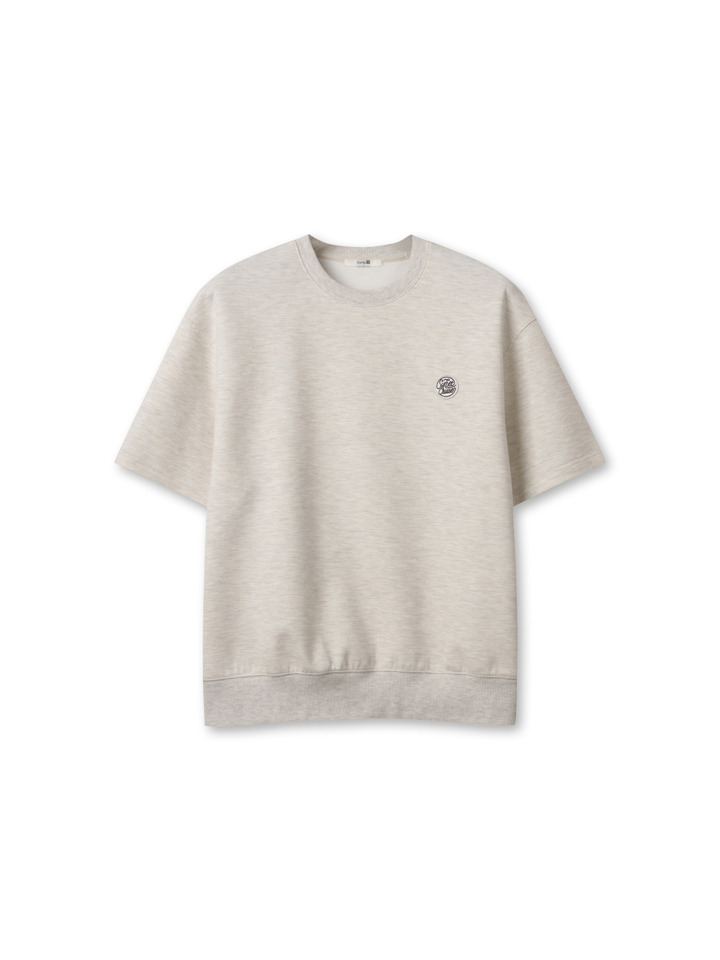 남성) 더블니트 그래픽 스웨트셔츠