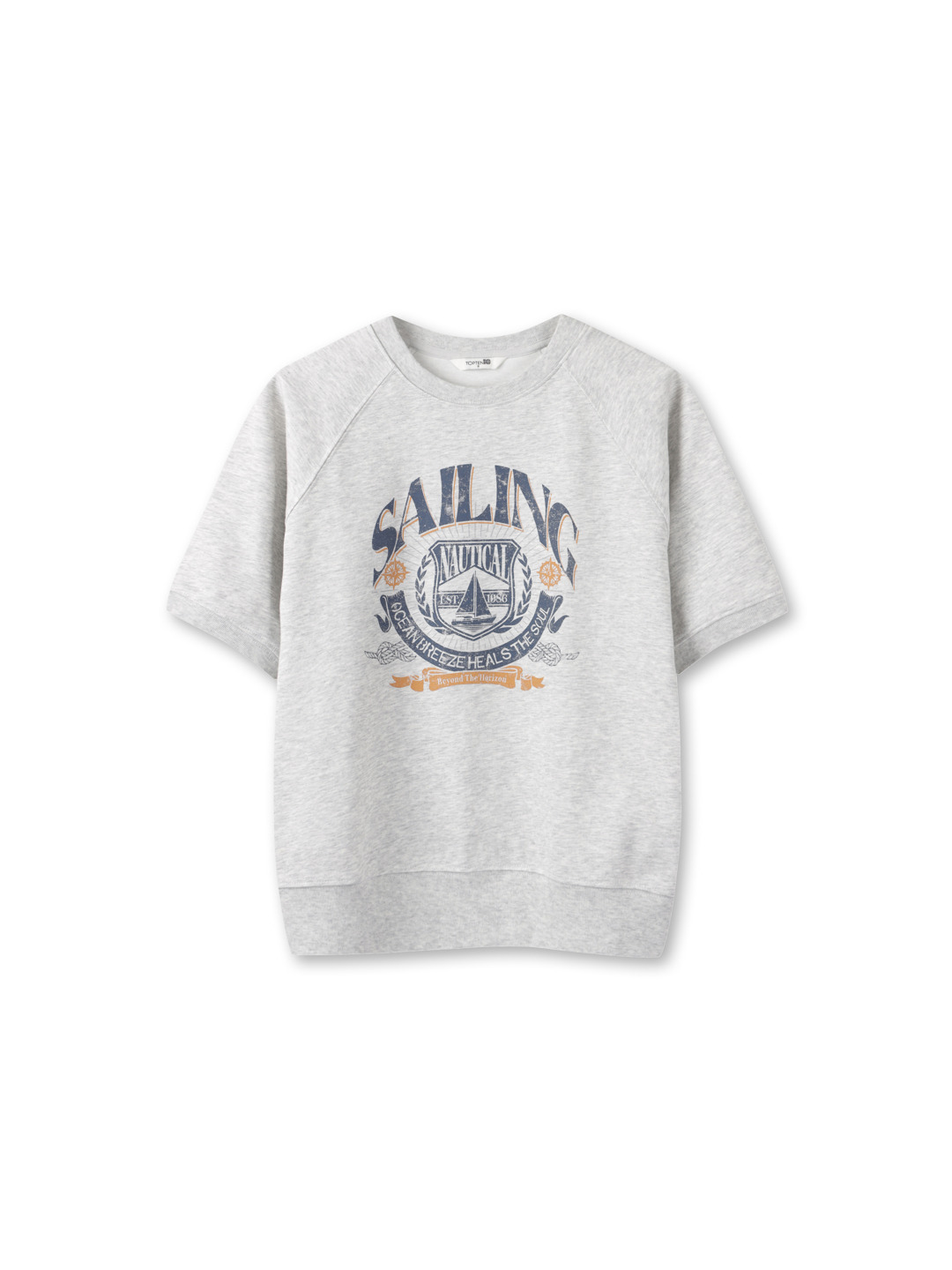 여성) COOLAir코튼 더블니트 스웨트셔츠 (반팔)