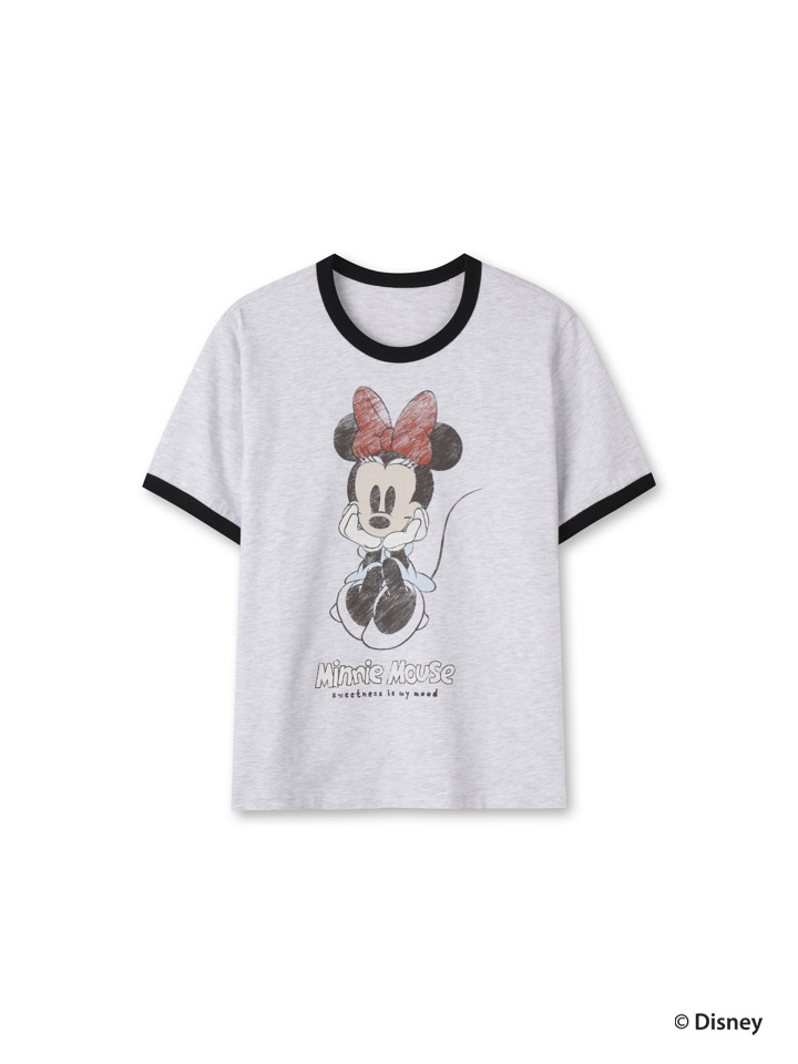 여성) [디즈니] 코튼 크루넥 T (반팔)