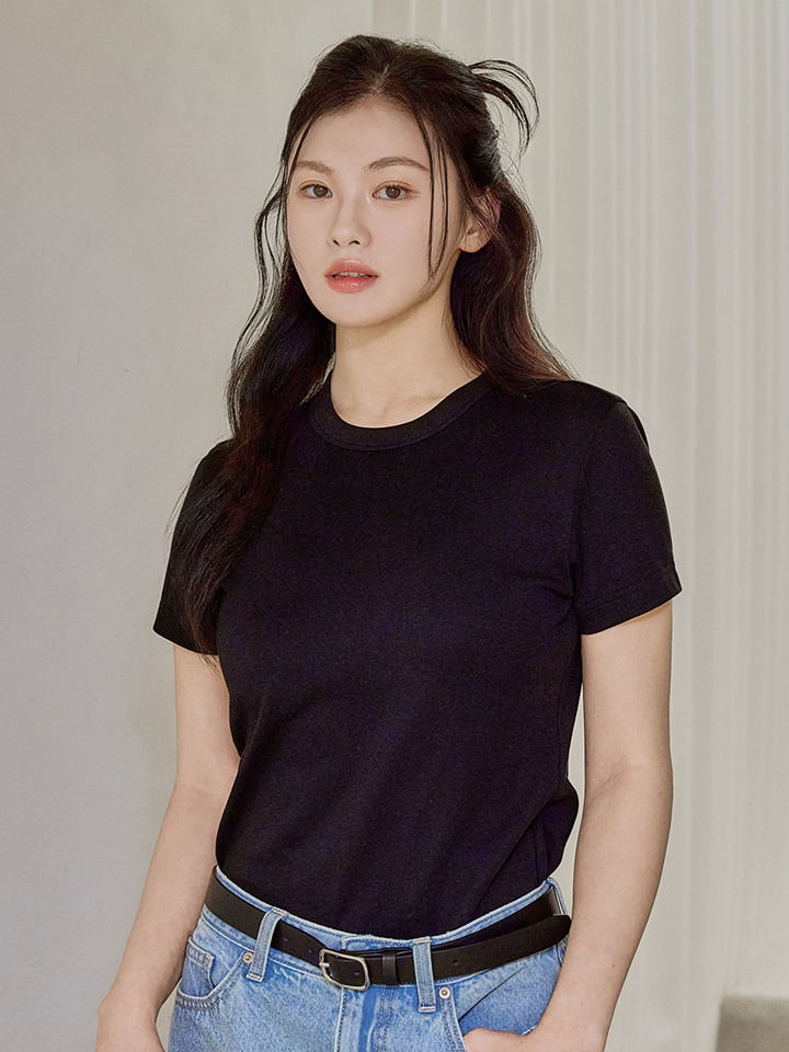 여성) 소프트 코튼 크루넥 T (반팔)