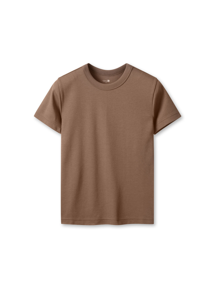 여성) 소프트 코튼 크루넥 T (반팔)