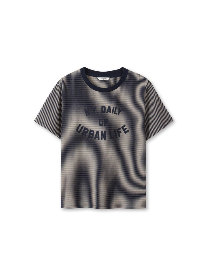 여성) 코튼 T (반팔 스트라이프)