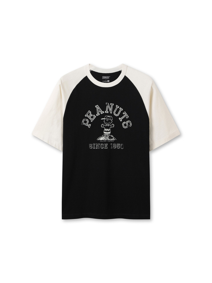 공용)[피너츠] 코튼 크루넥 T (반팔)