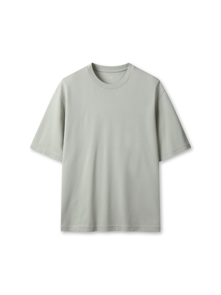 공용) COOL Air 코튼 더블니트 오버핏 T (5부)