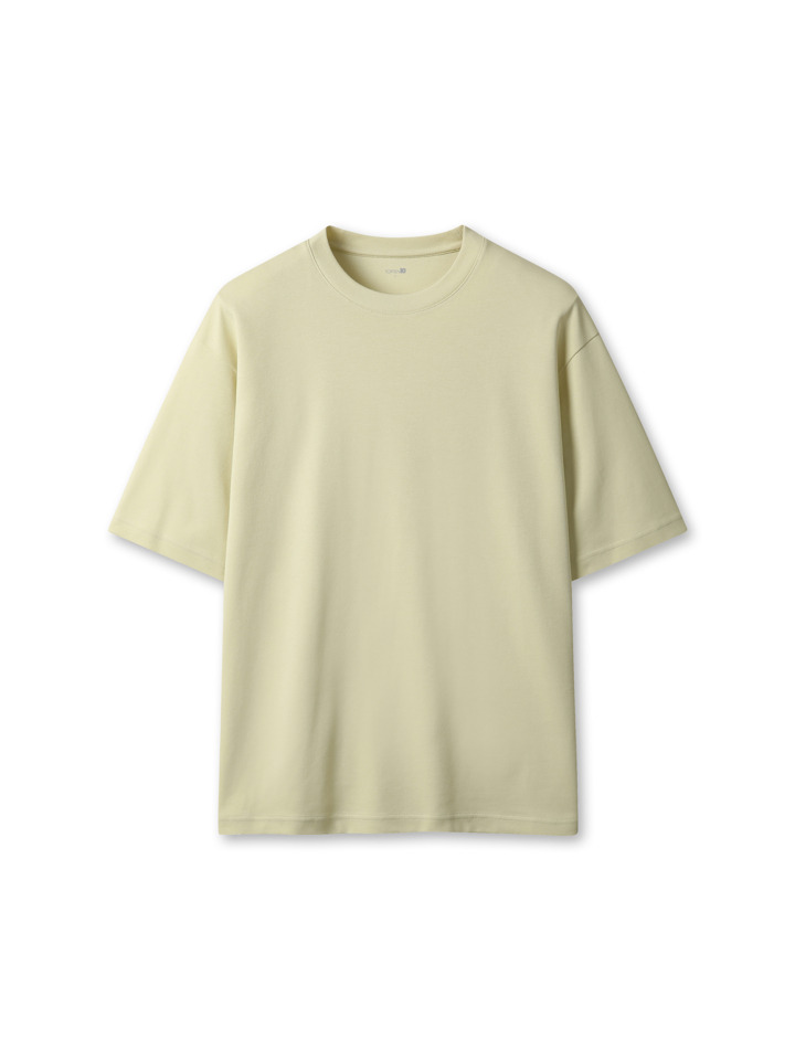 공용) COOL Air 코튼 더블니트 오버핏 T (5부)