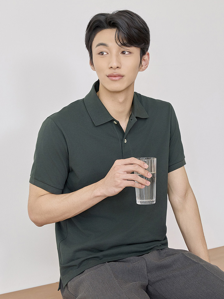 공용) COOL Air 코튼 피케 폴로 셔츠