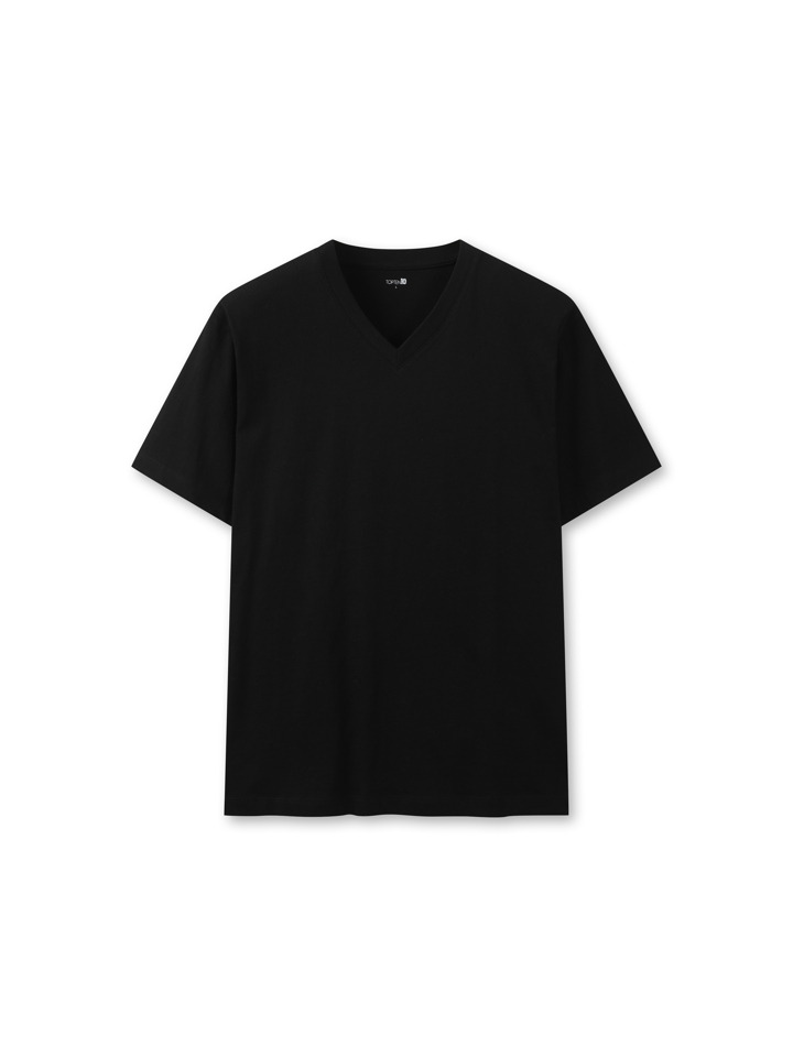 공용) 코튼 브이넥 T