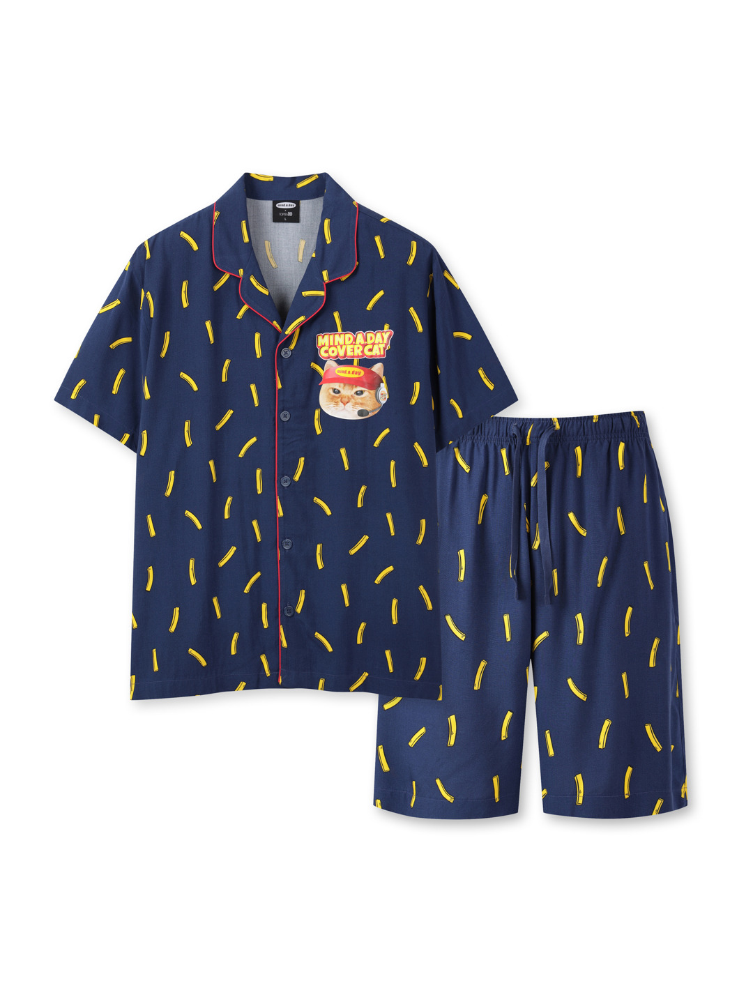 공용) [커버캣] 레이온 파자마 세트