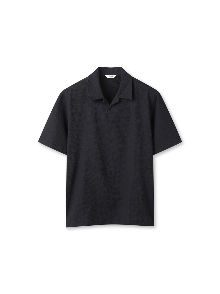 남성) 시어서커 풀오버 셔츠 (반팔)