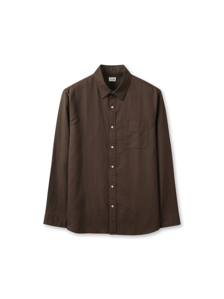 남성) 리넨블렌드 셔츠 (긴팔)