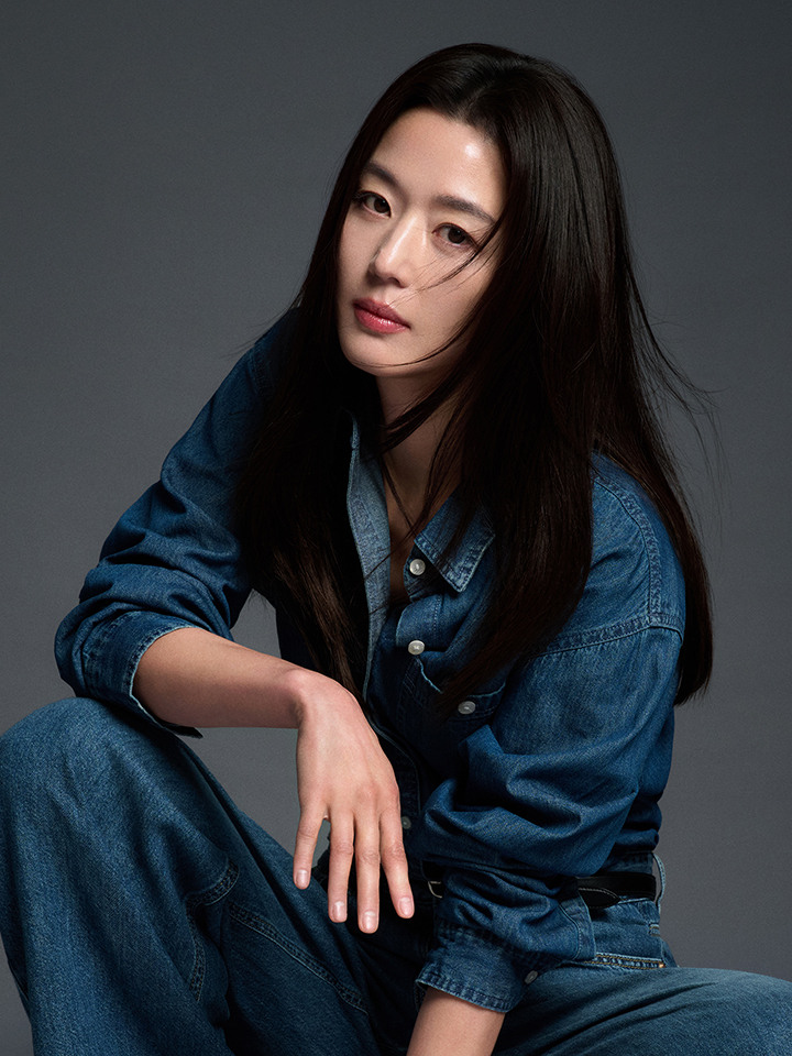 여성) 데님 오버핏 셔츠