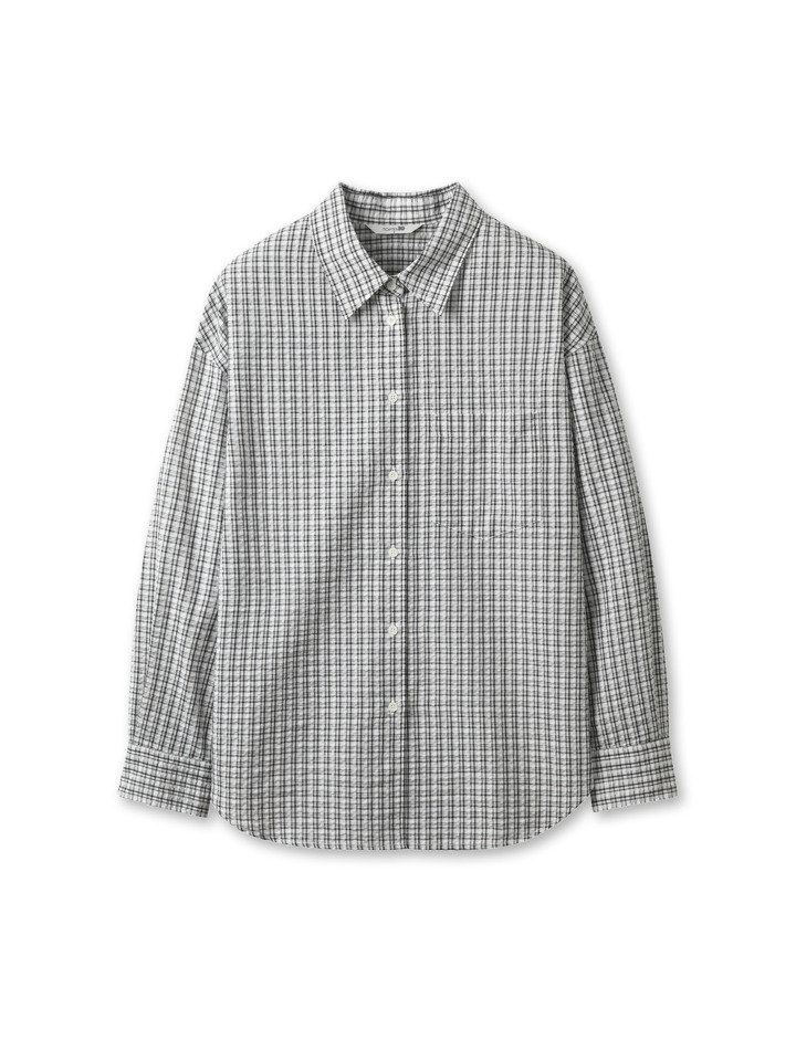 여성) 오버핏 셔츠