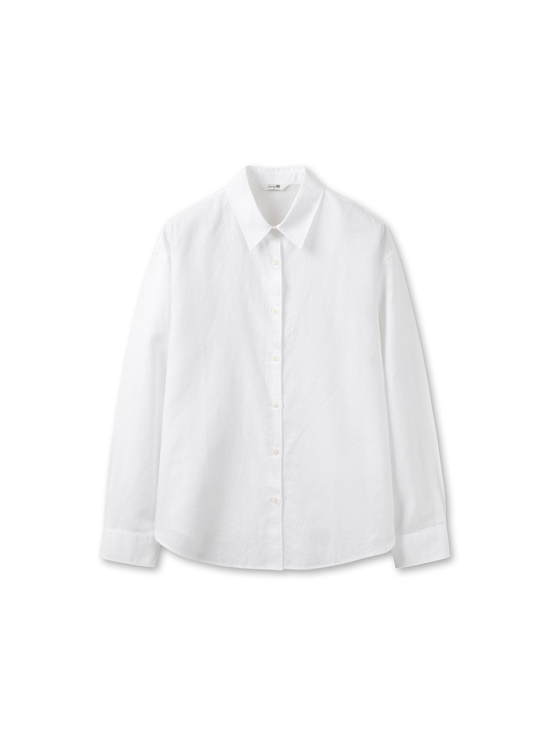 여성) 리넨블렌드 루즈핏 셔츠 (긴팔)