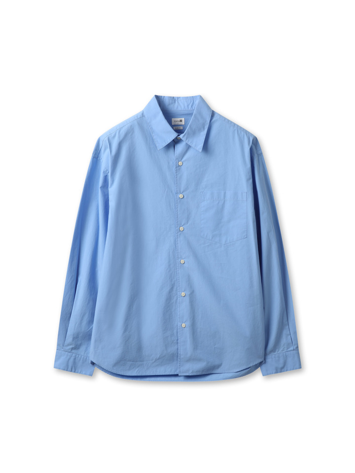 공용) 포플린 오버핏 셔츠