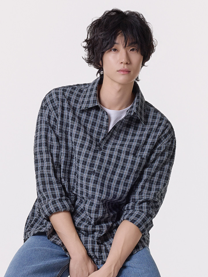 공용) 시어서커 오버핏 셔츠