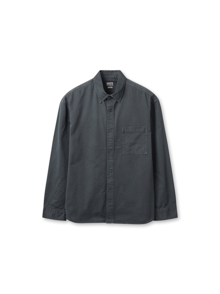공용) 피그먼트 오버핏 셔츠