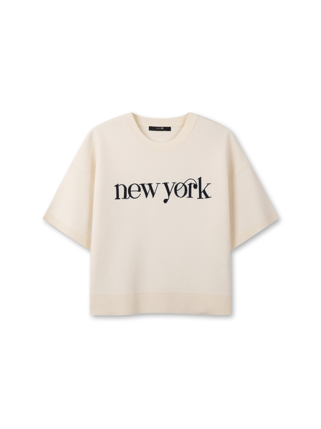 여성) 쿨라이트 그래픽 스웨터 (반팔)