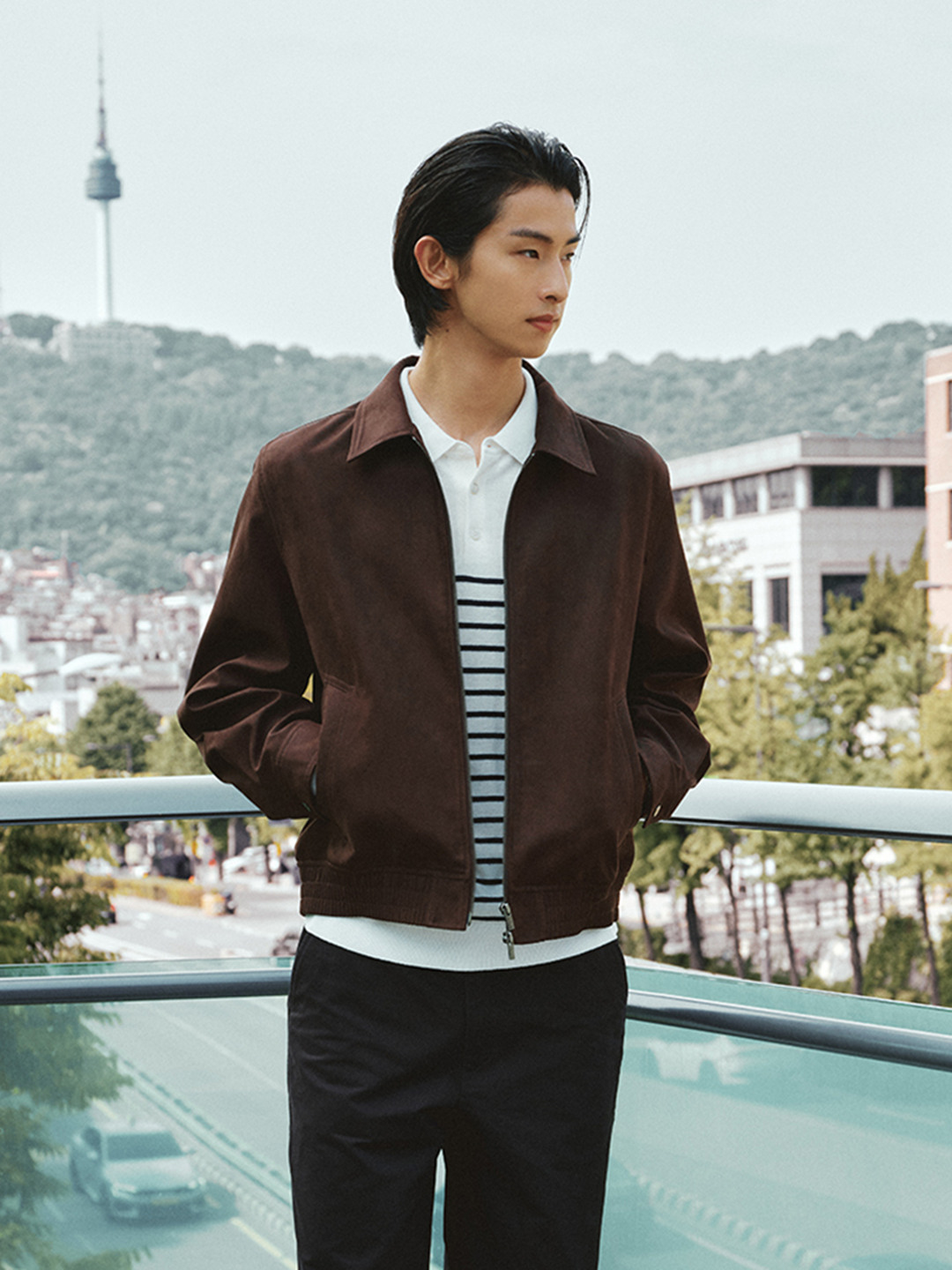 남성) 스웨이드 재킷