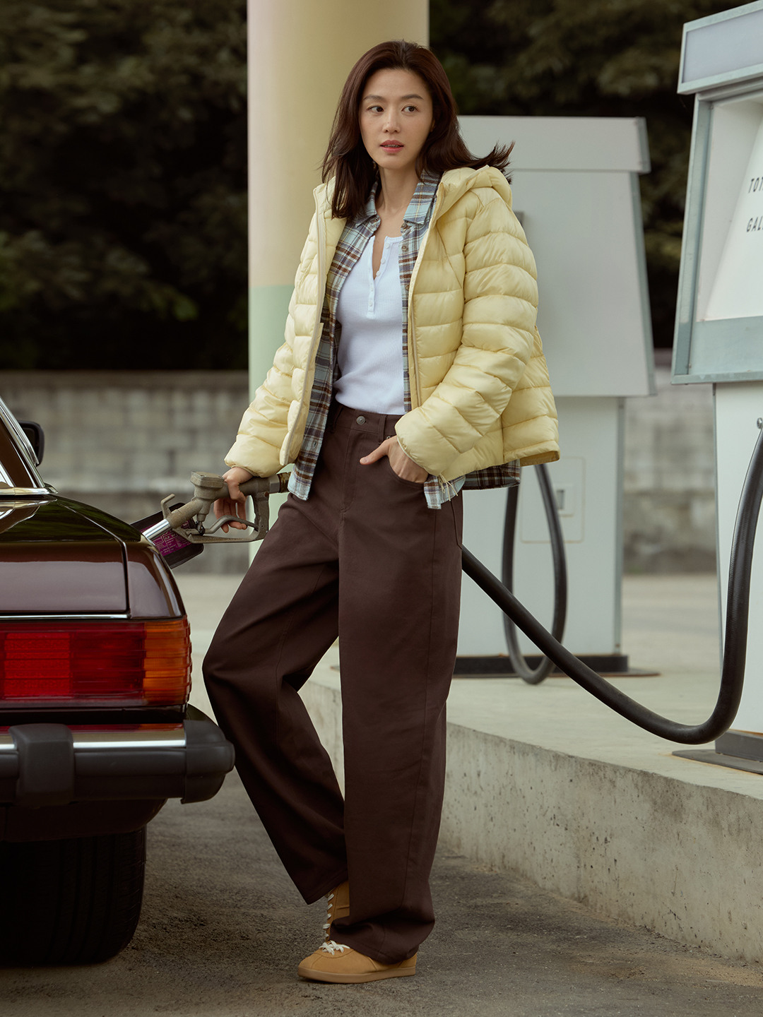 여성) 커브드 WARM 팬츠