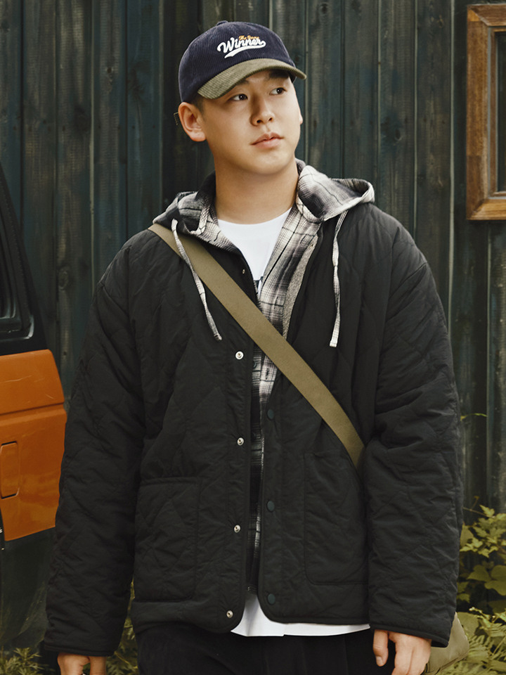 공용) 코듀로이 그래픽 자수 볼캡