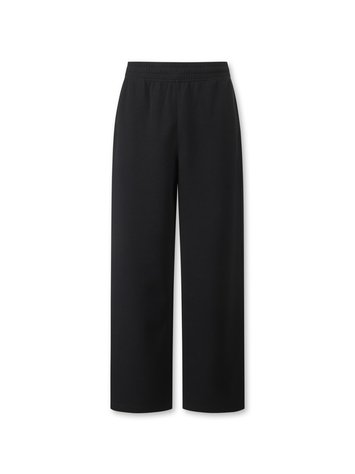 남성) 더블니트 와이드 스웨트팬츠