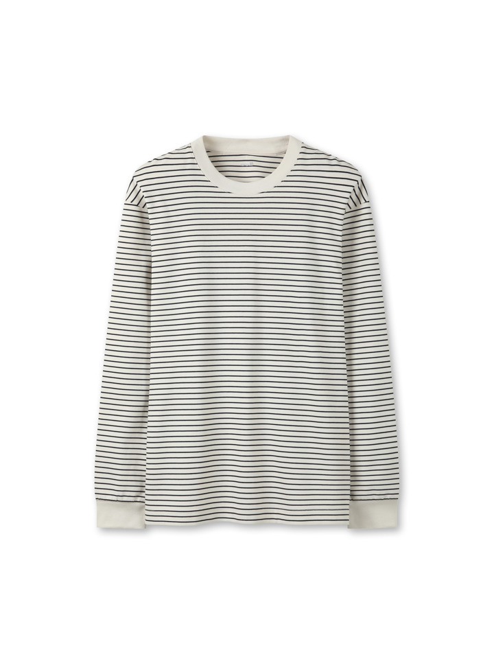 공용) COOL Air 코튼 더블니트 T (스트라이프)