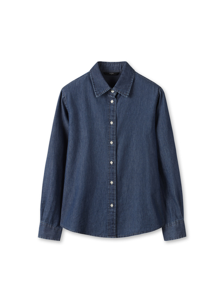 여성) 데님 베이직 셔츠