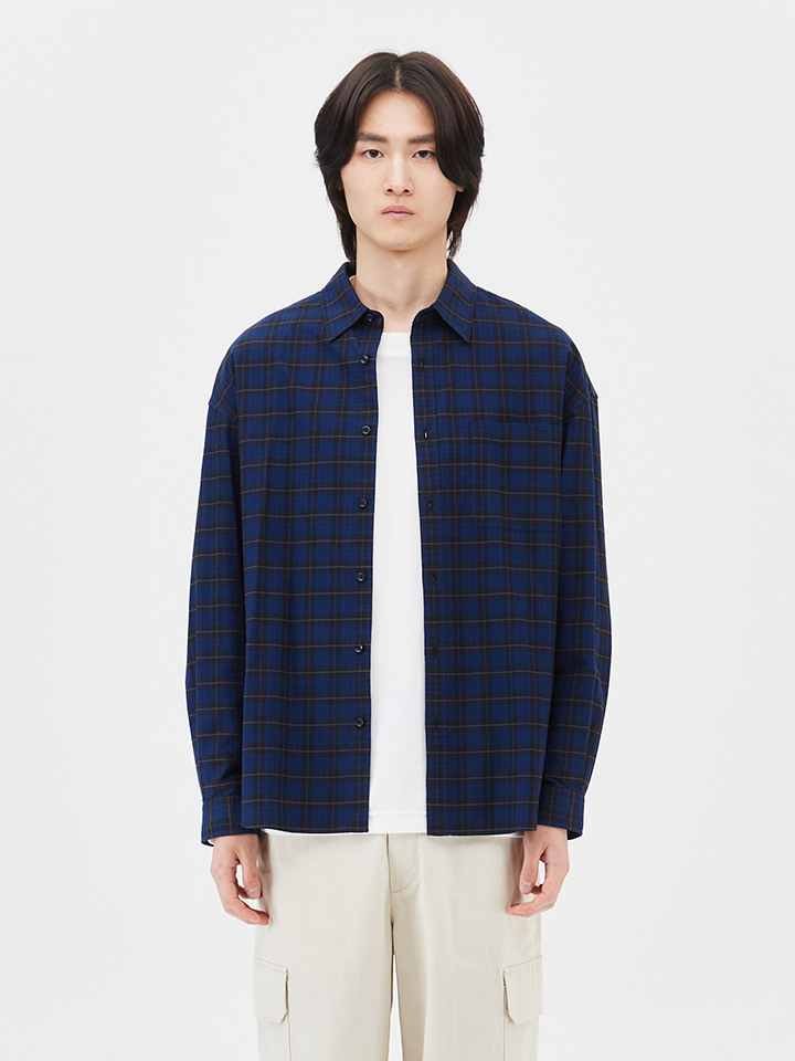 공용) 옥스포드 오버핏 셔츠