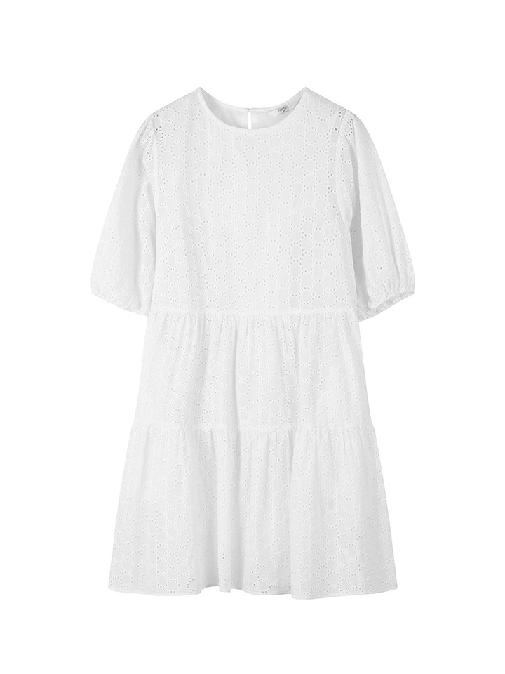 여성) 아일렛 레이스 원피스