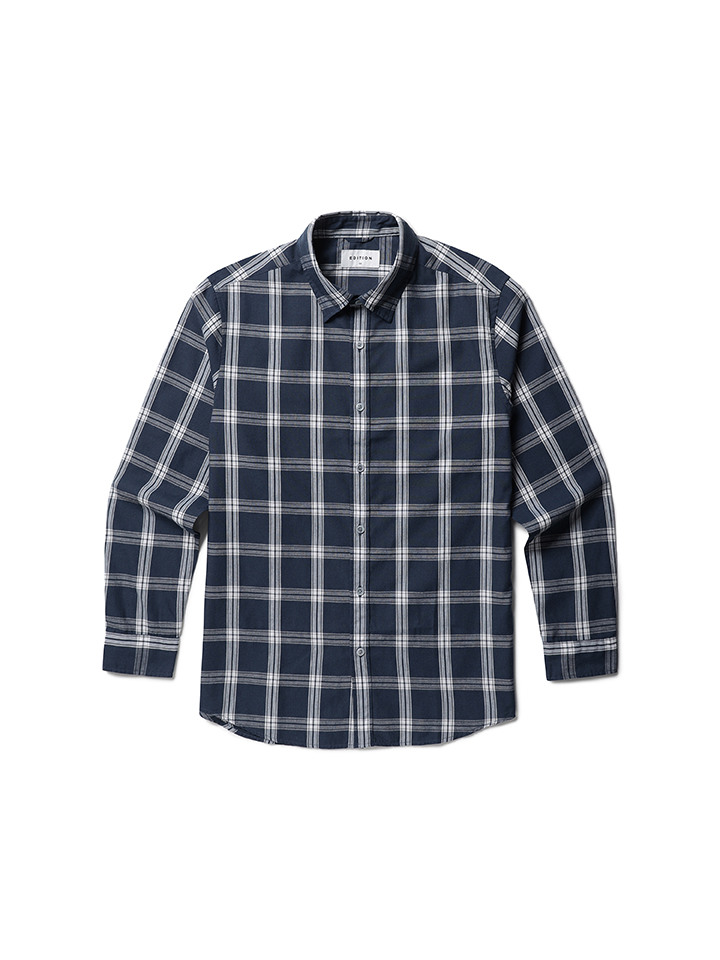 남성) 캐주얼 리넨 빅패턴 셔츠