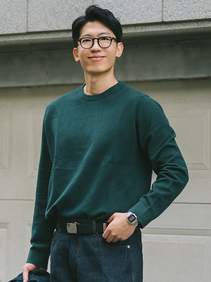 남성) 라운드 스웨터
