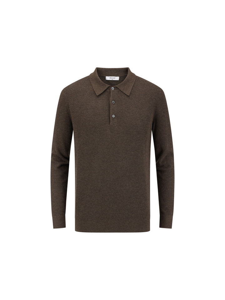 남성) 캐시미어 카라 스웨터