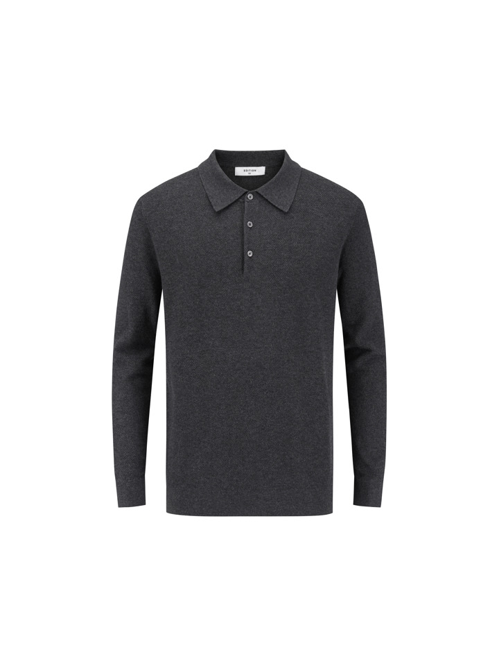 남성) 캐시미어 카라 스웨터