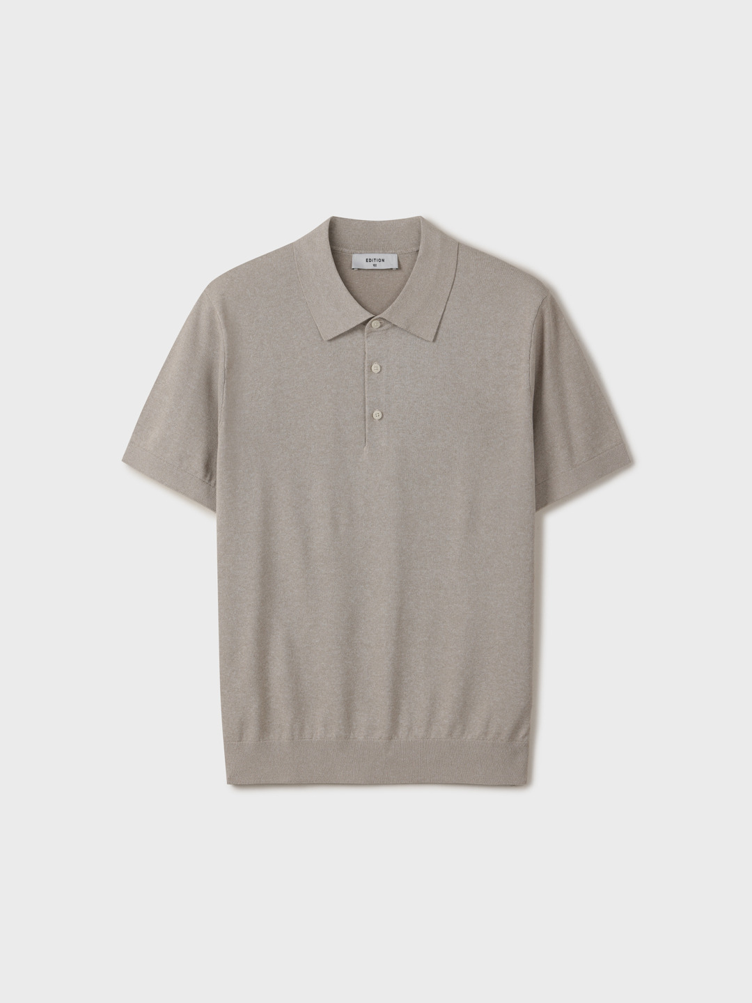 남성) 리넨터치 카라넥 워셔블 니트