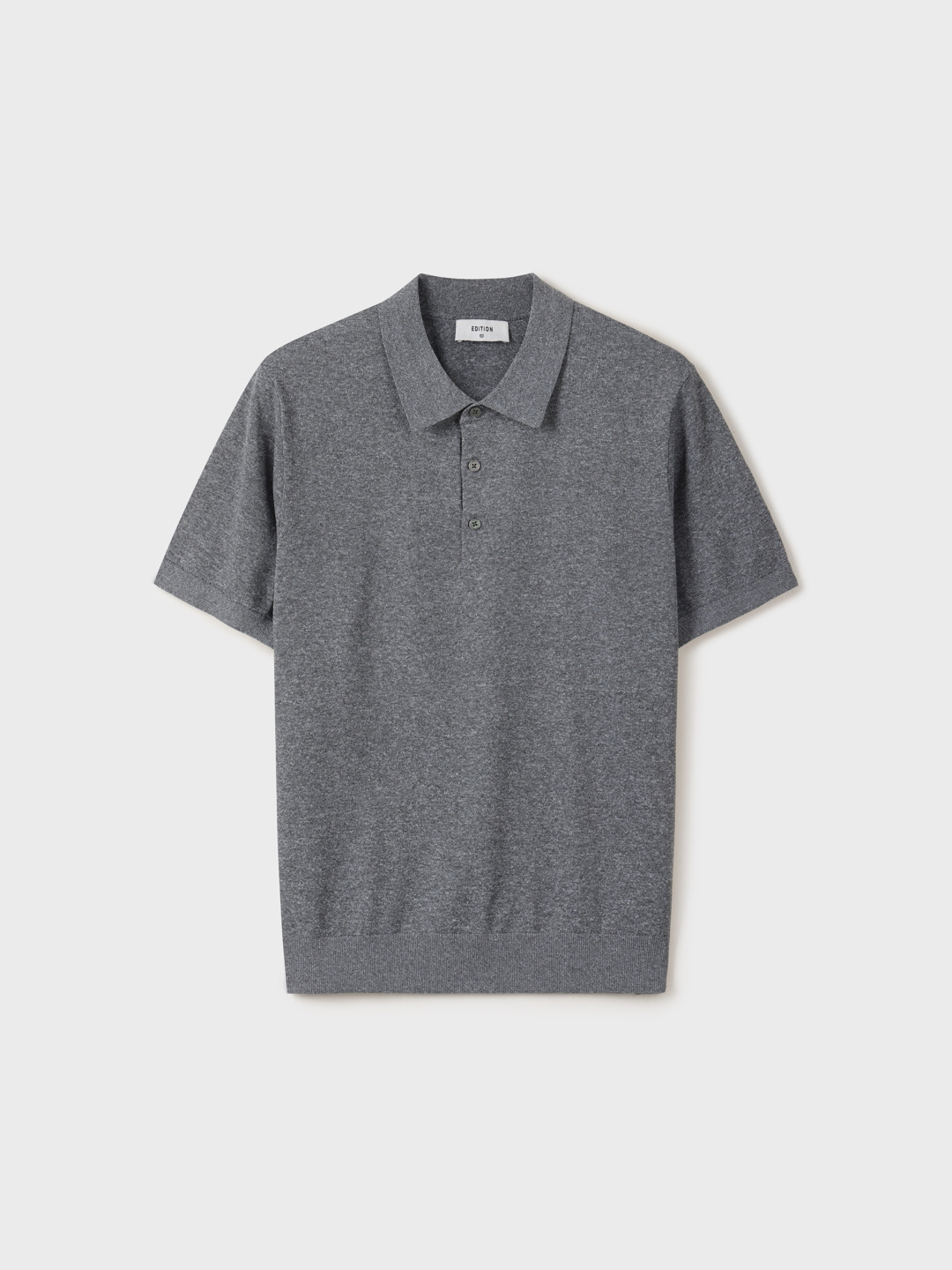 남성) 리넨터치 카라넥 워셔블 니트