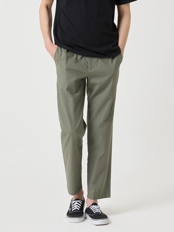 남성) 워시드 린넨 팬츠